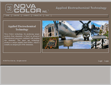 Tablet Screenshot of novacolorinc.com